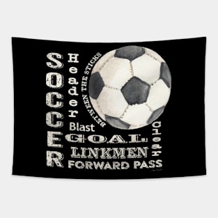 Soccer Art 2 Tapestry