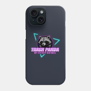 Trash Panda My Spirit Animal - Neon Retro Phone Case