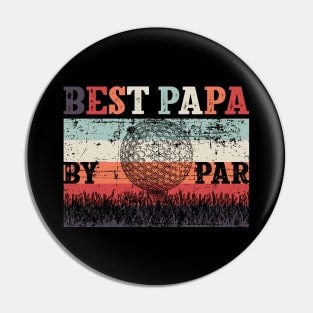 Best Papa By Par Father's Day Golf Pin