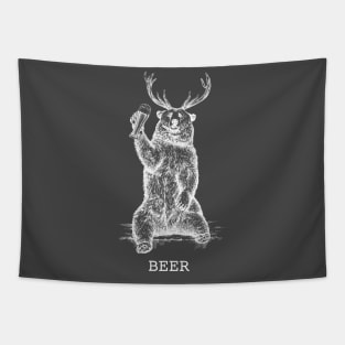 Bear + Deer + Beer Tapestry