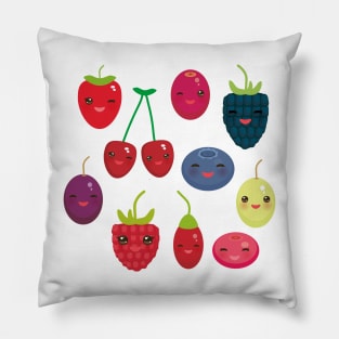 Fresh juicy berries Pillow