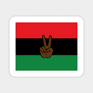 Pan African flag Juneteenth black freedom liberation Magnet