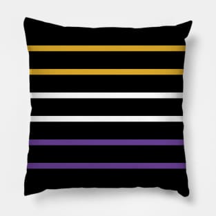 Suffragette Flag Colors US / USA Pillow