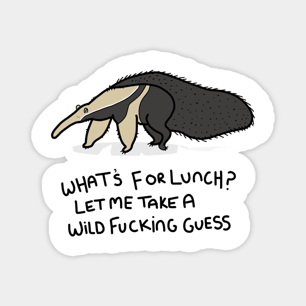 Grumpy Anteater Magnet by grumpyanimals