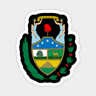 First coat of arms of Bolivia, formerly named the Republic of Bolívar in honor of Simón Bolívar (1825) Magnet