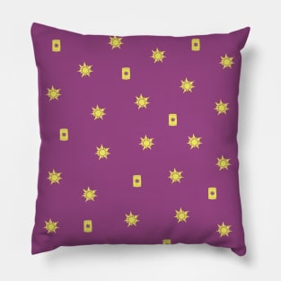 Lost Princess Sun and Lantern Pattern Pillow