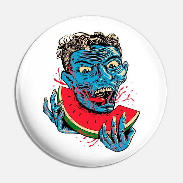 Watermeloncalypse Pin by quilimo