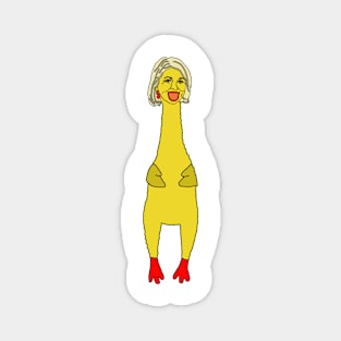 Rubber Chicken Martha Magnet