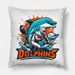 Miami football Pillow