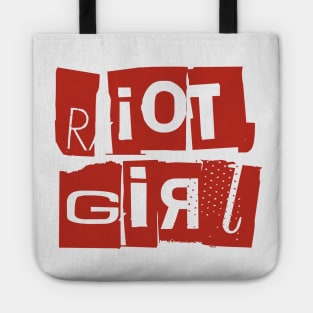 Riot girl typography Tote