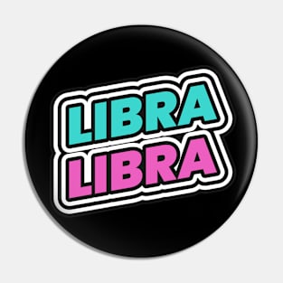 Libra Zodiac Pin