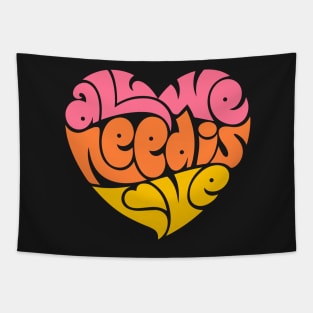 Love hearts Tapestry