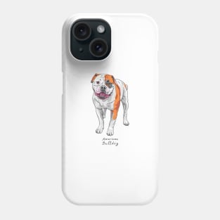 American Bulldog Phone Case