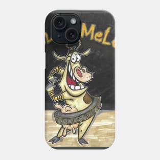 dancing cow Phone Case