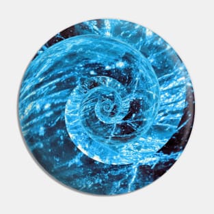 Blue Diamond Gemstones Crystal Pin