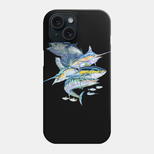 Saltwater Fish Phone Case by Tim Jeffs Art