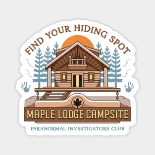 Maple Lodge Campsite Crest Magnet