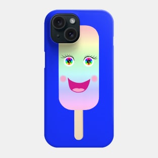 Happy Pastel Rainbow Popsicle Phone Case