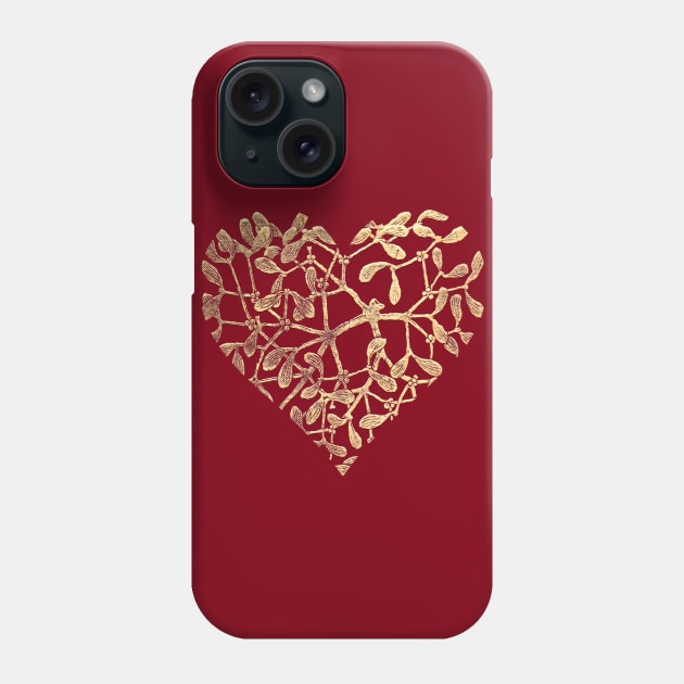 Valentines Heart Phone Case by KhanasWeb