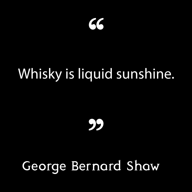 George Bernard Shaw on Whisky by WhiskyLoverDesigns