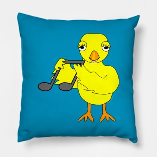 Music Note Chick Pillow