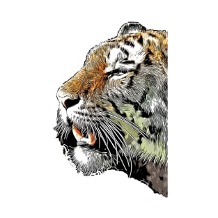 Tiger cartoon art #tiger T-Shirt