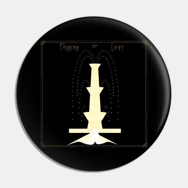 Fountain of Light Pin by Lunalora