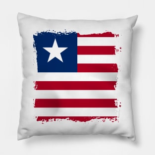 Liberian Artwork Pillow