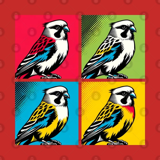 Pop Eastern Rosella Art - Cool Birds by PawPopArt