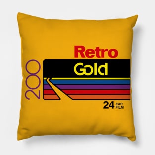 Retro Gold 200 Film Pillow