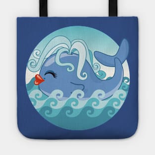 Pretty whale Tote