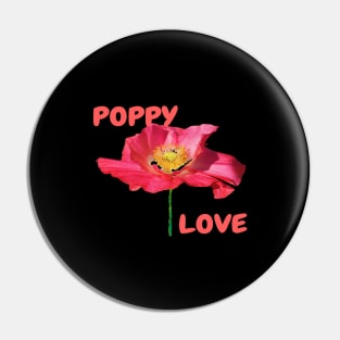 Poppy Love, Mug, Mask, Pin Pin