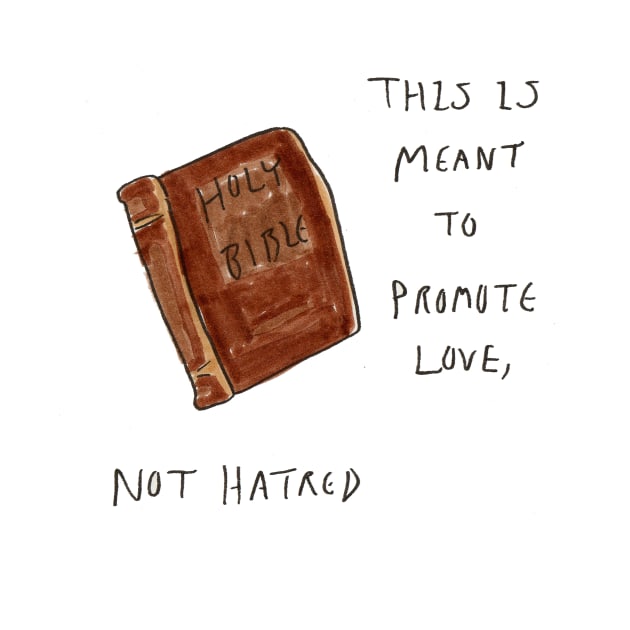 Promote Love, Not Hatred by ConidiArt