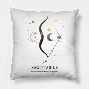 Sagittarius Constellation Zodiac Series Pillow