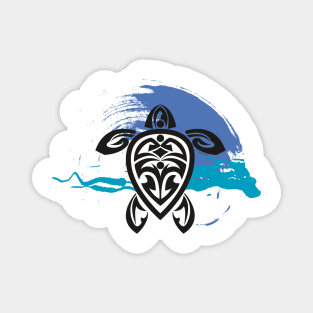 Tribal Turtle / Blue Wave Magnet