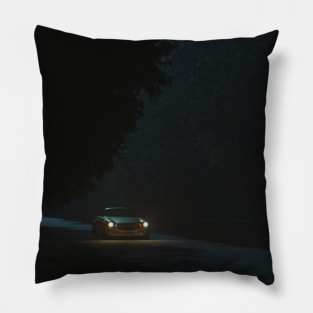 Midnight Journey in the Enchanted Forest Pillow