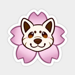 Sakura Shiba Inu - Cream Magnet