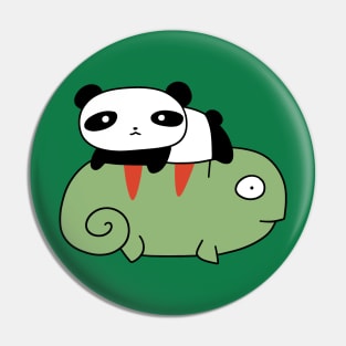 Little Panda and Chameleon Pin