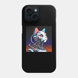 Cyborg Cat Phone Case