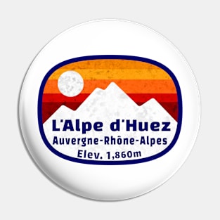 Ski Alpe d'Huez France Skiing Winter Sports Snowboarding Auvergne-Rhône-Alpes Pin