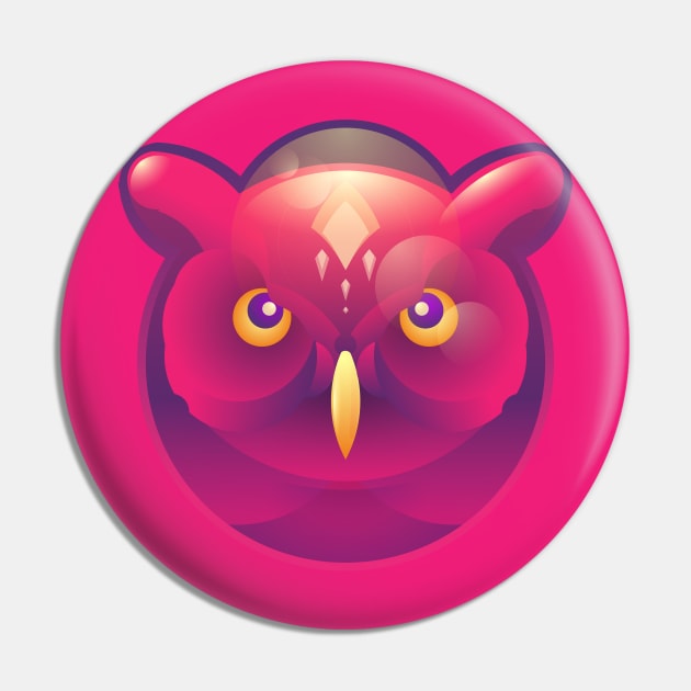 Spectral Owl Pin by DesignForGentlemen