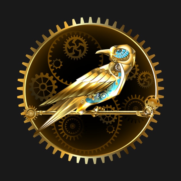 Mechanical Bird ( Steampunk Bird ) by Blackmoon9