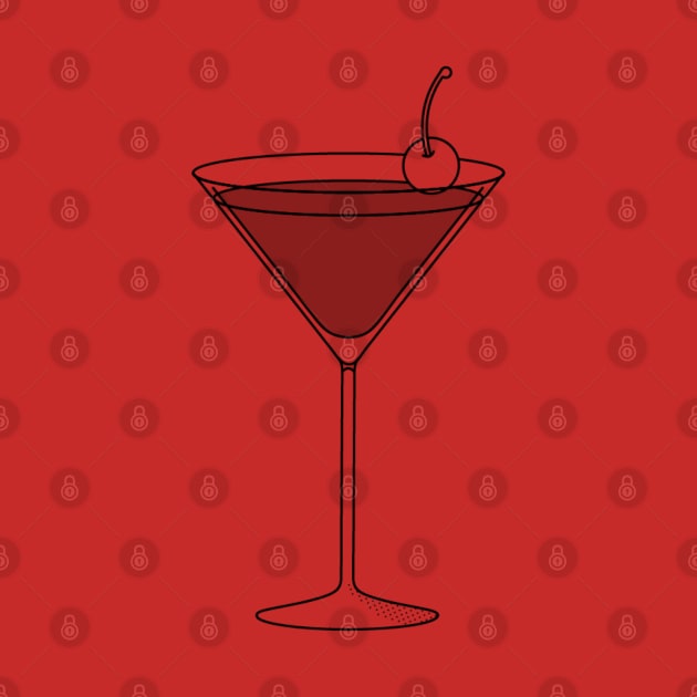 manhattan cocktail by Artofcuteness