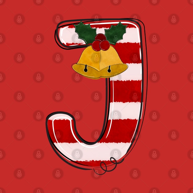 Letter J (Christmas Alphabet) by Pop Cult Store