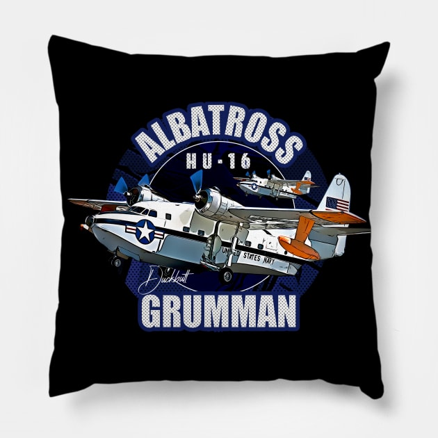 Grumman HU-16 Albatross Aircraft Pillow by aeroloversclothing
