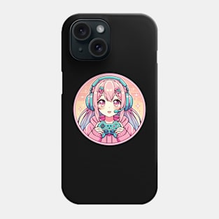 Gamer girl Pastel colors Phone Case