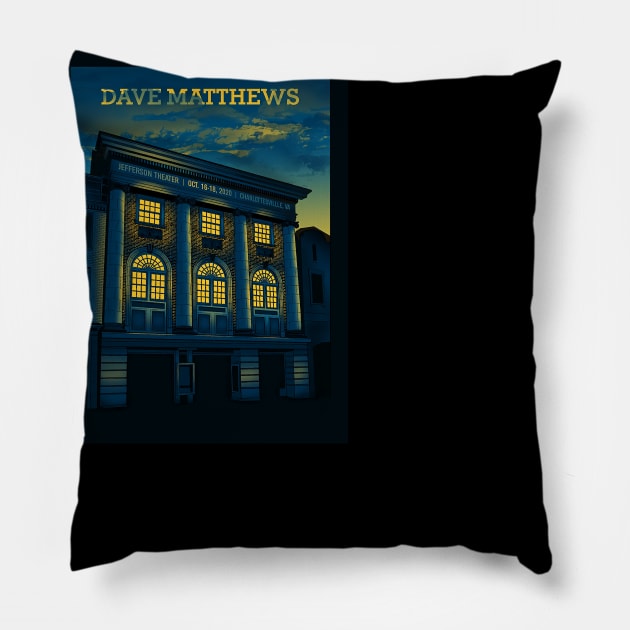 DMB JEFFERSON THEATER Pillow by gundalaheros