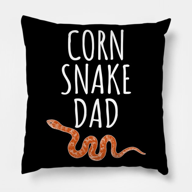 Corn Snake Dad Pillow by LunaMay
