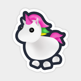 Adopt Me Unicorn Magnets Teepublic - meganplays roblox adopt me unicorn new