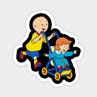 caillou news 5 Magnet